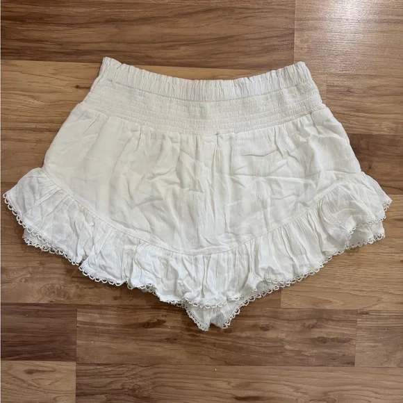 Aeropostale White Cream Ruffled Skort - Picture 3 of 3